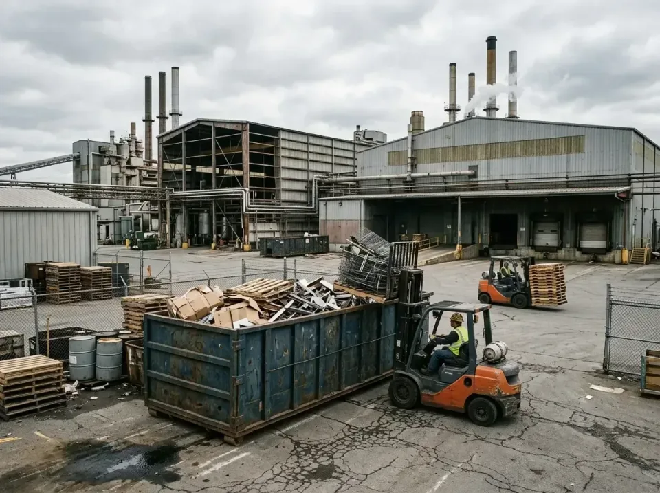 industrial-factory-scrap-conta-003 — frequently asked questions, Cheap Roll-off Dumpster Rentals in St. John, MO